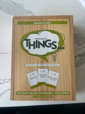New in sealed package: The Game of Things Party Card Game